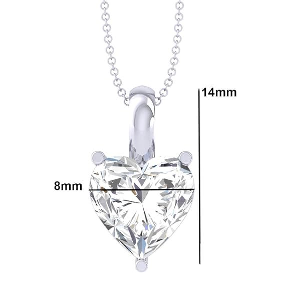 Silver Heart Pendant Earrings Chain Bracelet Ring for Women